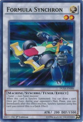 Formula Synchron DUSA-EN086 Ultra Rare 1st Ed NM Duelist Saga Collectible Card