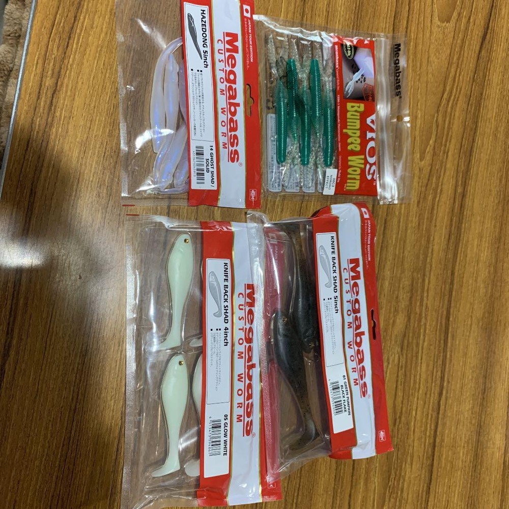 Fishing Lure Megabass Custom Worm Set