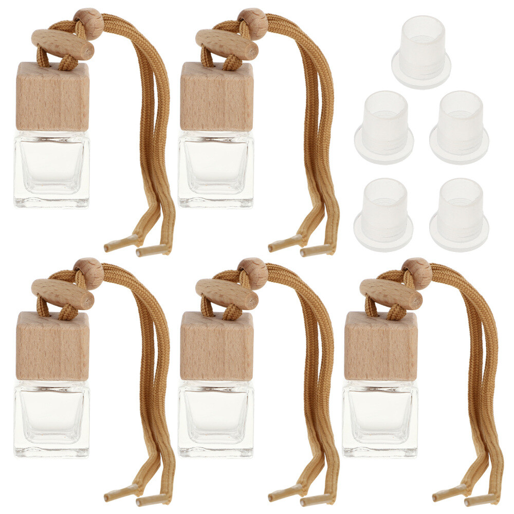 5PCS Air Freshener Car Hanging Perfume Bottle Perfume Diffuser Refillable