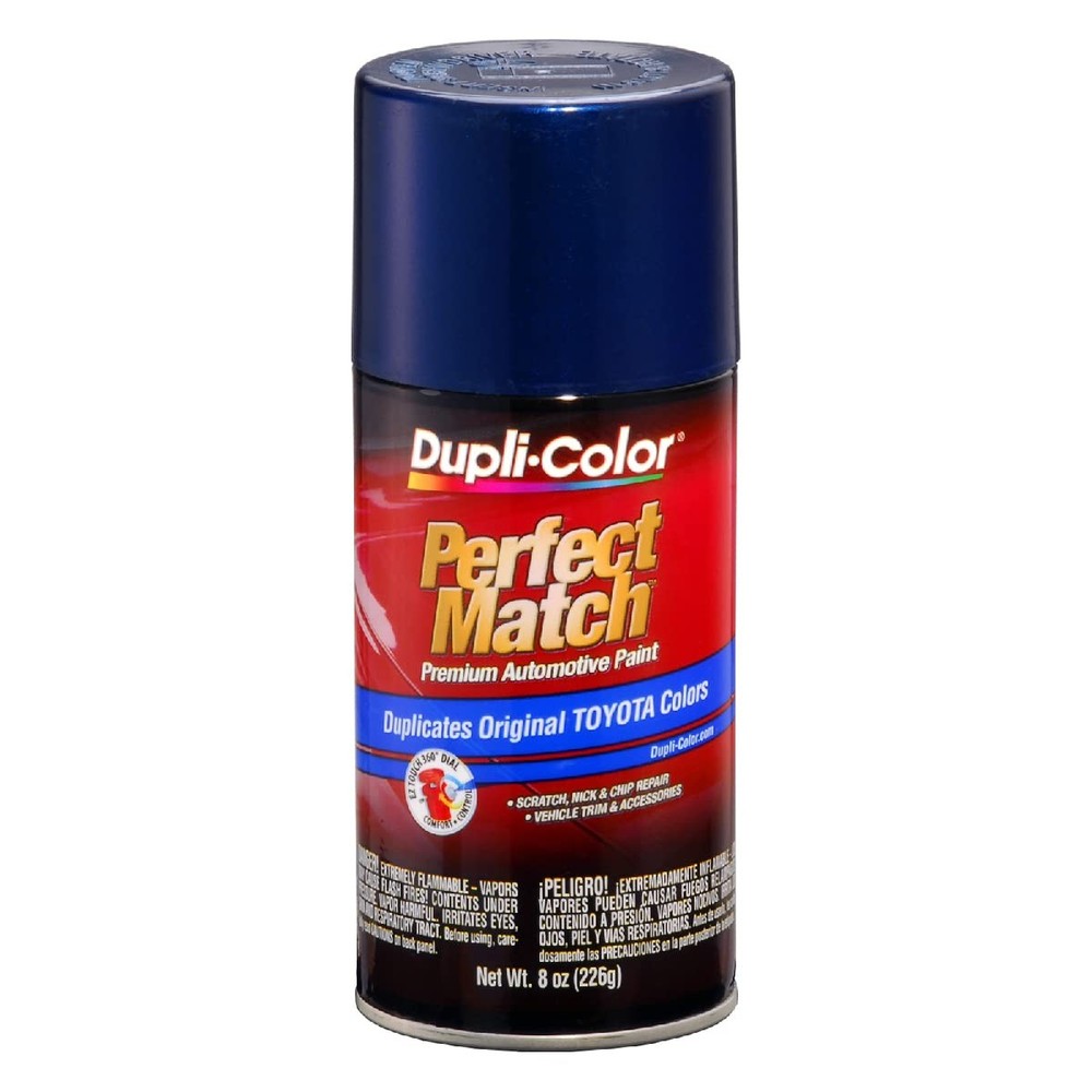 Dupli Color Perfect Match 8Oz Automotive Spray Paint Dark Blue Color Code 8P4