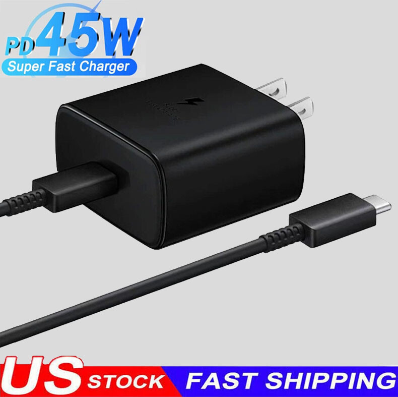 45W USB-C Fast Charger & Cable Compatible with Samsung Galaxy A Series Phones