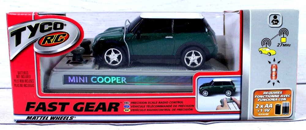 Vintage Tyco R/C Fast Gear Mini Cooper Die Cast