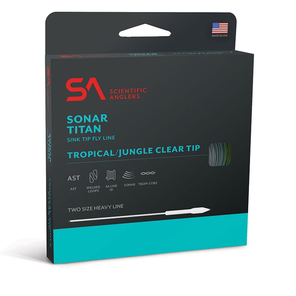 SA Sonar Titan Tropical Clear Tip Fly Line for All Sizes