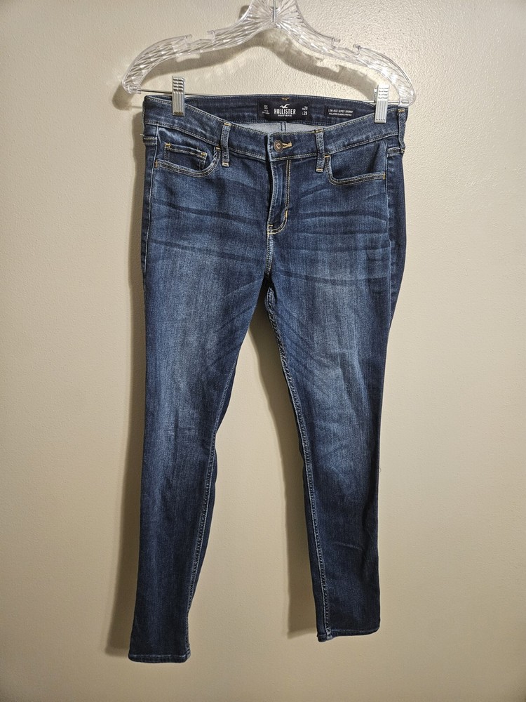 Hollister Juniors Low Rise Super Skinny Hollister Classic Stretch Jeans Size 9S