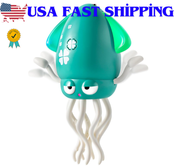 Dancing Rechargeable Octopus Toy with Music for Kids 1-6 Fun Desk Decor Gift