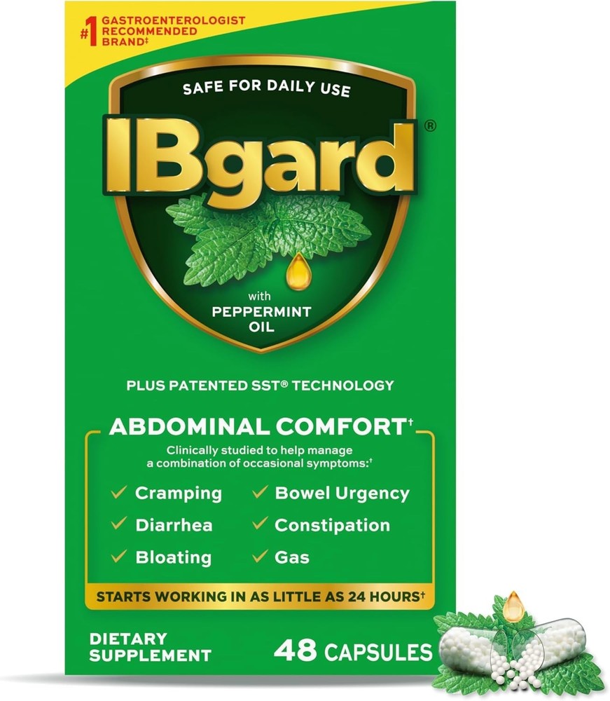 IBgard for Irritable Bowel Syndrome 48 Capsules