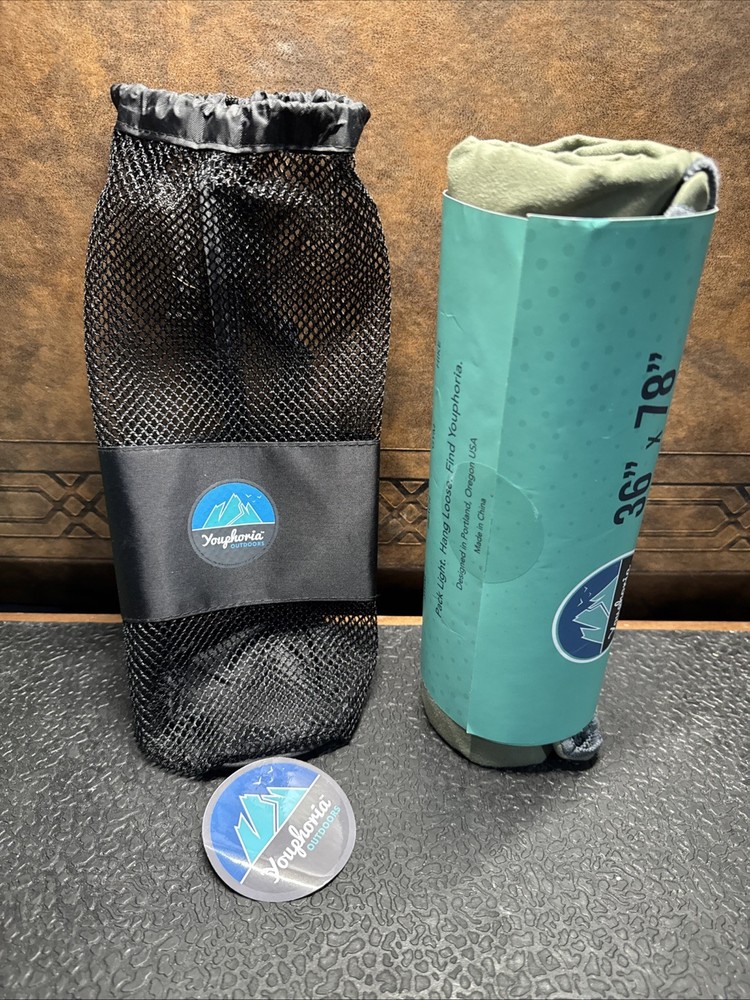 Youphoria Microfiber Travel Towel  Lightweight - Quick Dry 36”x78” Beach 👍🏼