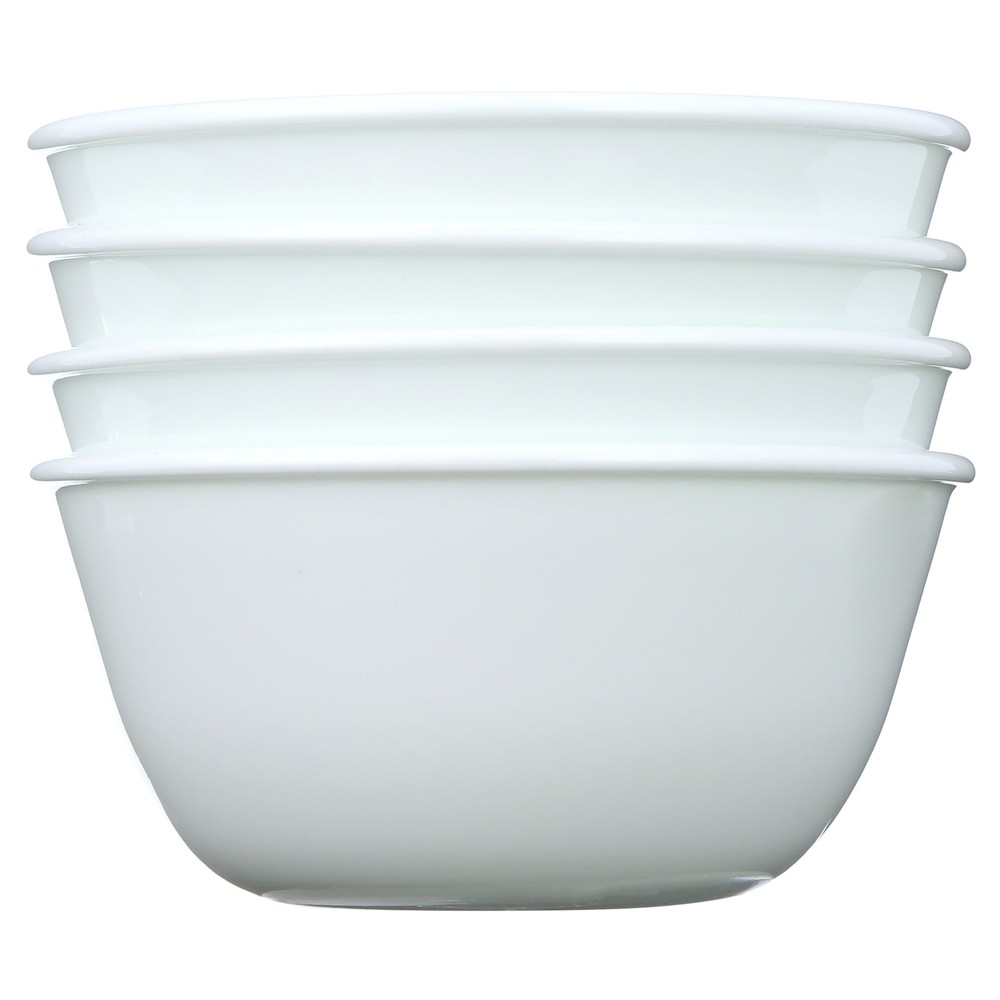 Corelle Winter Frost White 12 oz Rice Bowls, Set of 4