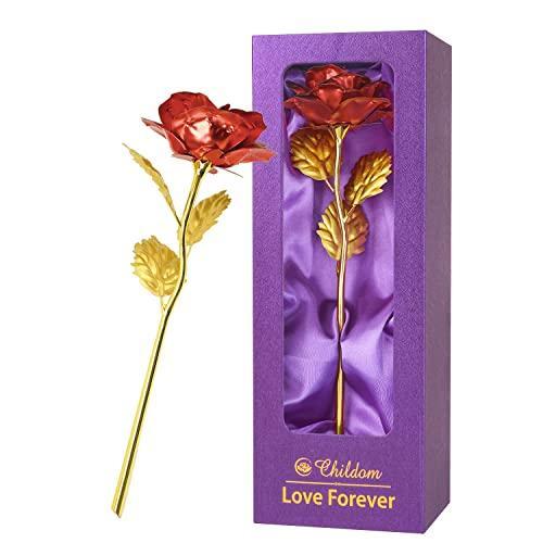 Mothers Day Roses Gifts for Mom, Red Rose Flower Mom Gifts with Gift Box, Mom-image