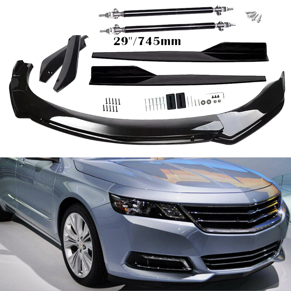 Chevrolet Impala Front & Rear Bumper Lip Spoiler Side Skirt Body Kit