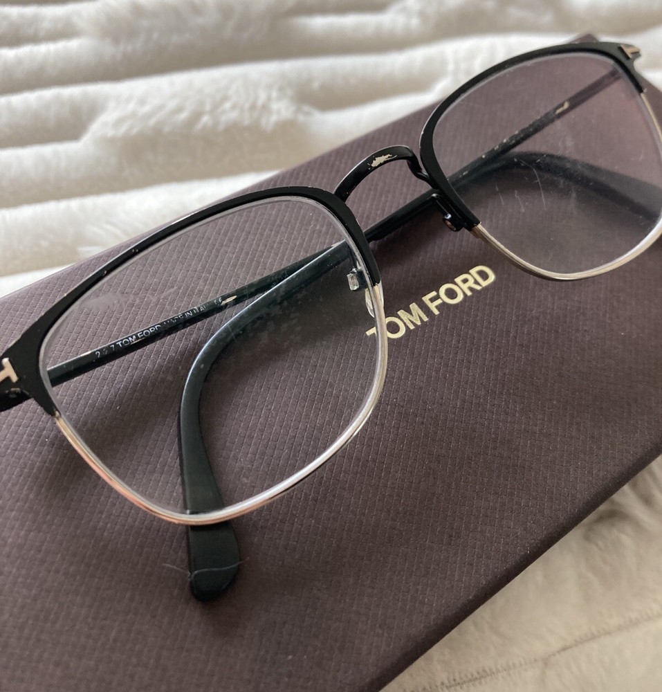 Tom Ford TF5453 Matte Black Metal Optical Frame 52-20-145
