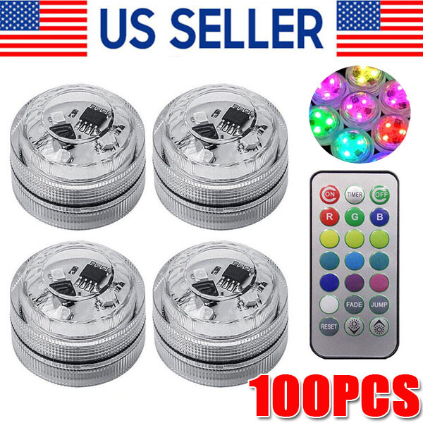 Colorful LED Lights Car Interior Accessories Atmosphere Lamp W/ Remote Control