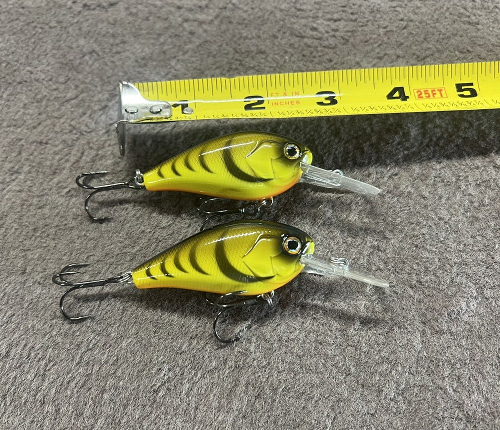 2 Daiwa TD Crank F Crankbait Lures for Bass Fishing