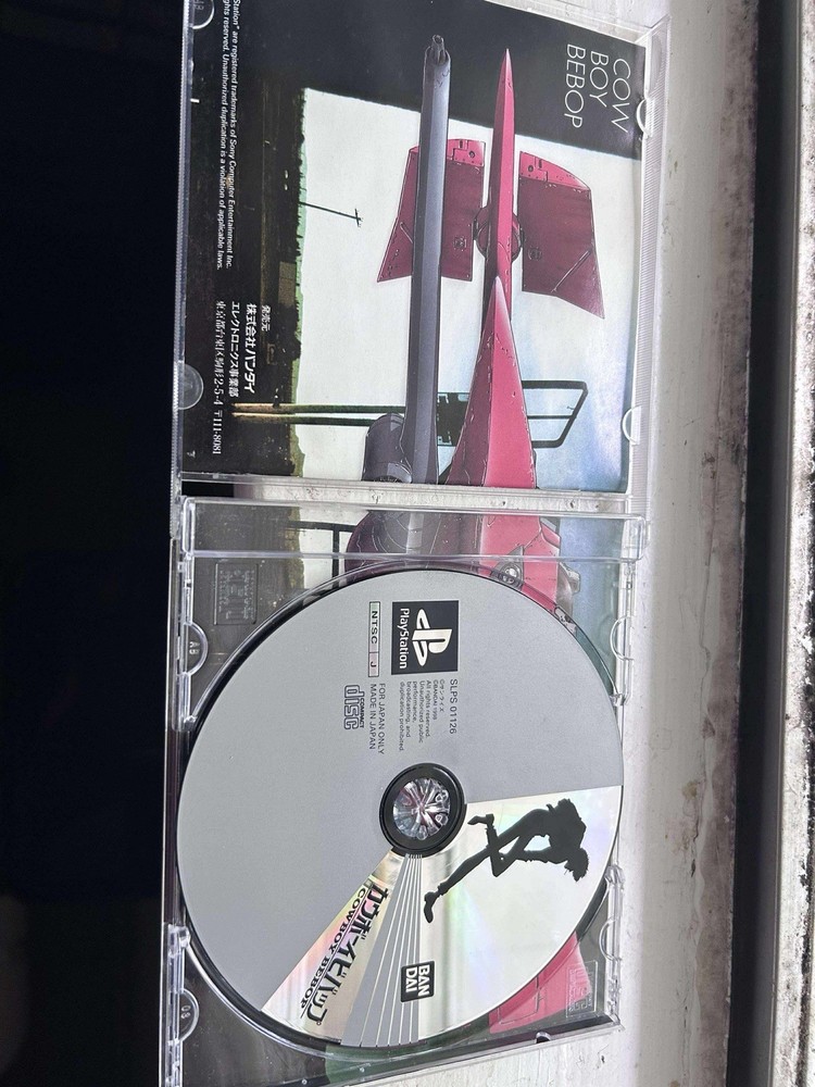 Cowboy Bebop PS1/Ps2 Bundle Both Great Condition With Cases And Manuals-tested