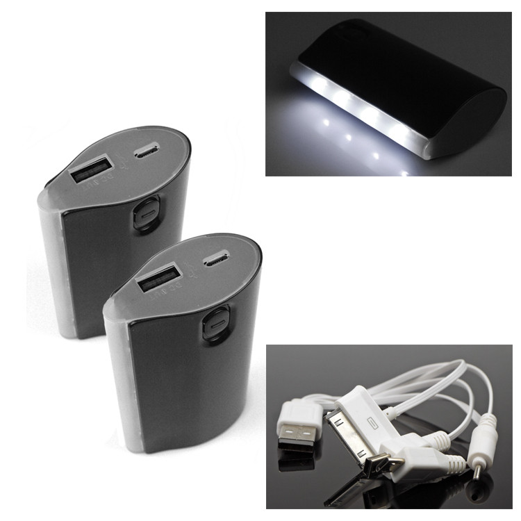 5200mAh Portable USB Battery Charger for Nokia Lumia 920 1020 HTC One X Z10 Black