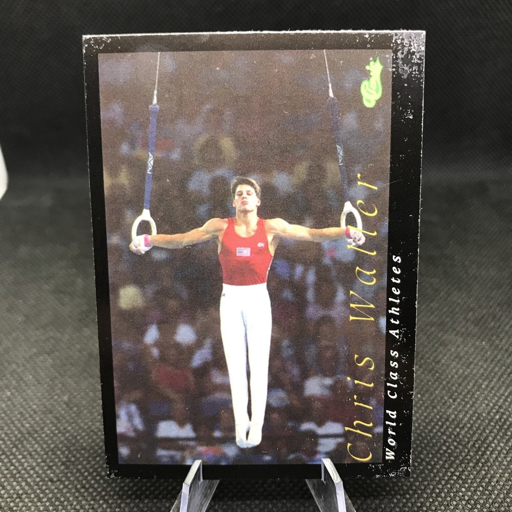 1992 Classic World Class Athletes Card #30 Chris Waller/Gymnastics POOR