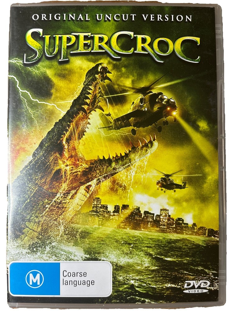 Super Croc DVD 2007 Horror Suspense Alien Adventure Godzilla