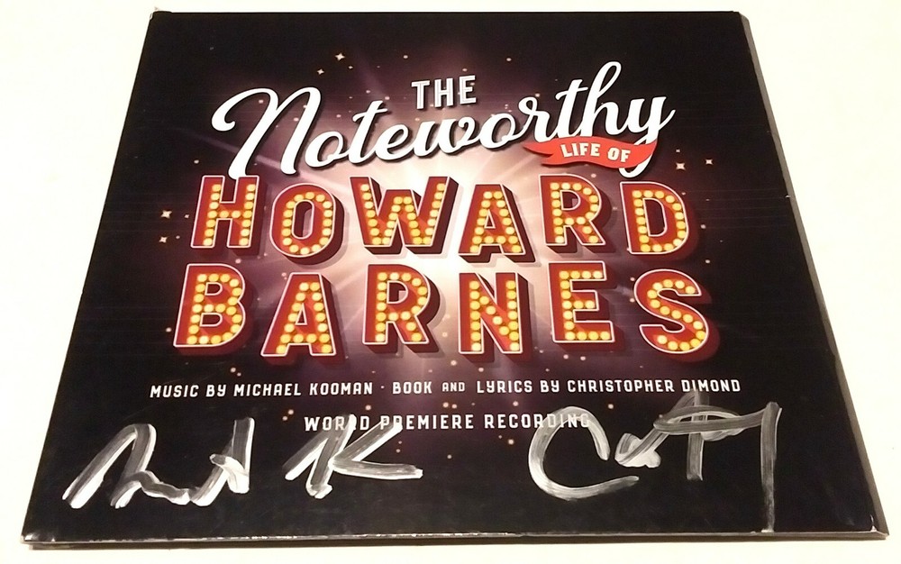 RARE MUSICAL - THE NOTEWORTHY LIFE OF HOWARD BARNES SIGNED DEMO CD