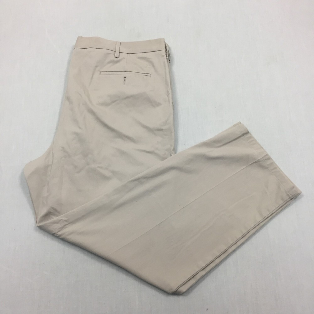 Dockers Chino Trousers Cotton Pants Straight Fit Mens Size 42W 30L Beige