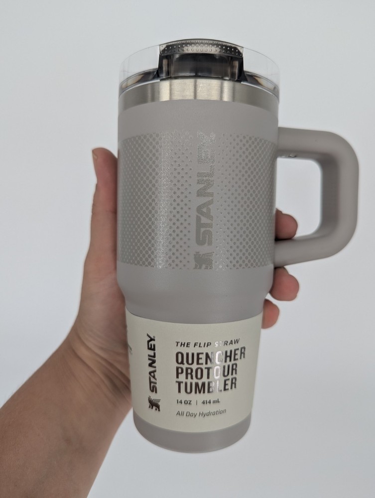 Stanley Quencher Pro Tour 14oz Anti-Spill Tumbler in Gray Ash Fade
