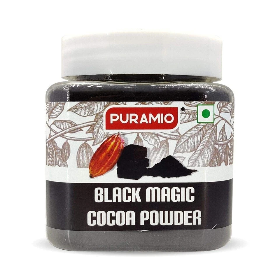Puramio Black Magic Cocoa Powder 200g Free Global Shipping