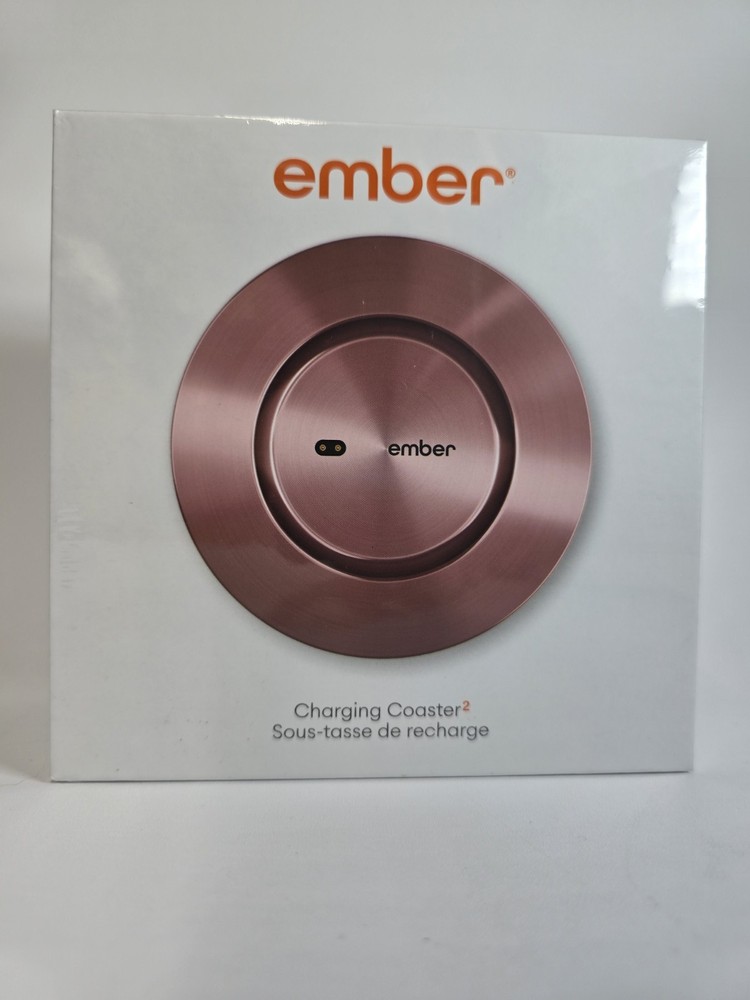 Ember Charging Coaster 2 Wireless Charger for Smart Mug in Rose Gold