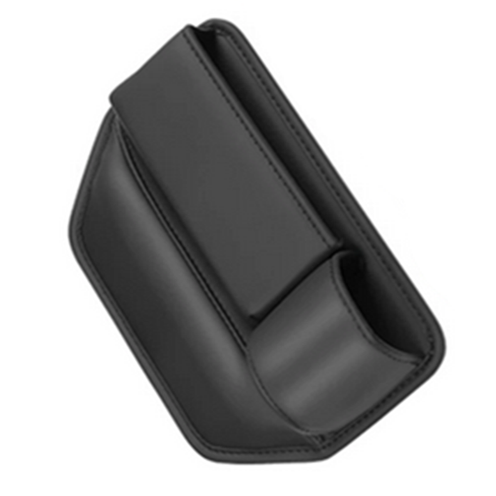 PU Leather Car Seat Gap Filler Storage Box Organizer Pocket Console Right Side