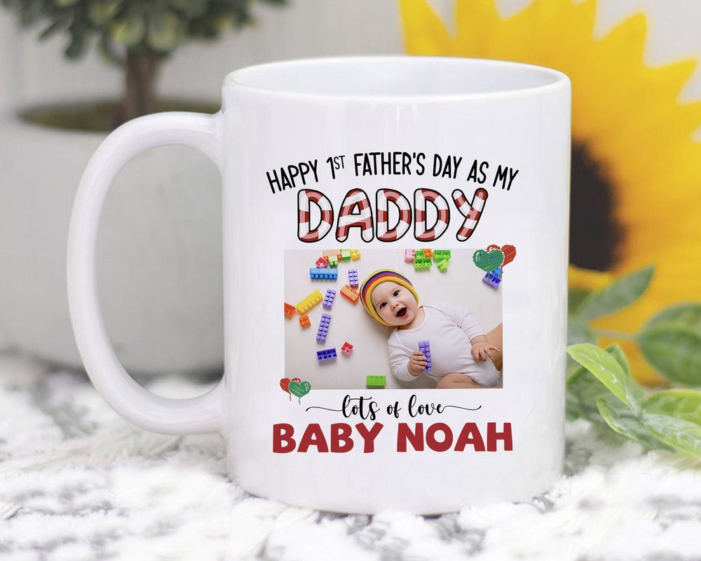 Personalized Happy First Father's Day As My Daddy Mug Baby Mug Father's Day 2021