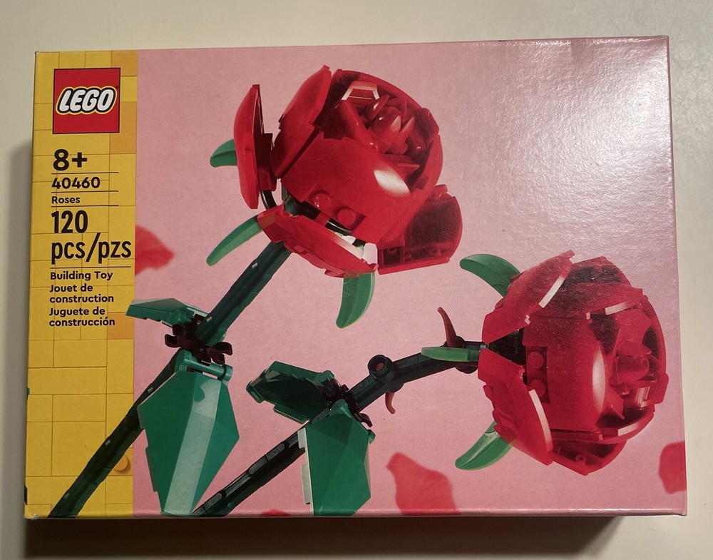 LEGO Iconic Rose Building Set 40460 Perfect Valentine's Day Gift for Ages 8 and Up-image