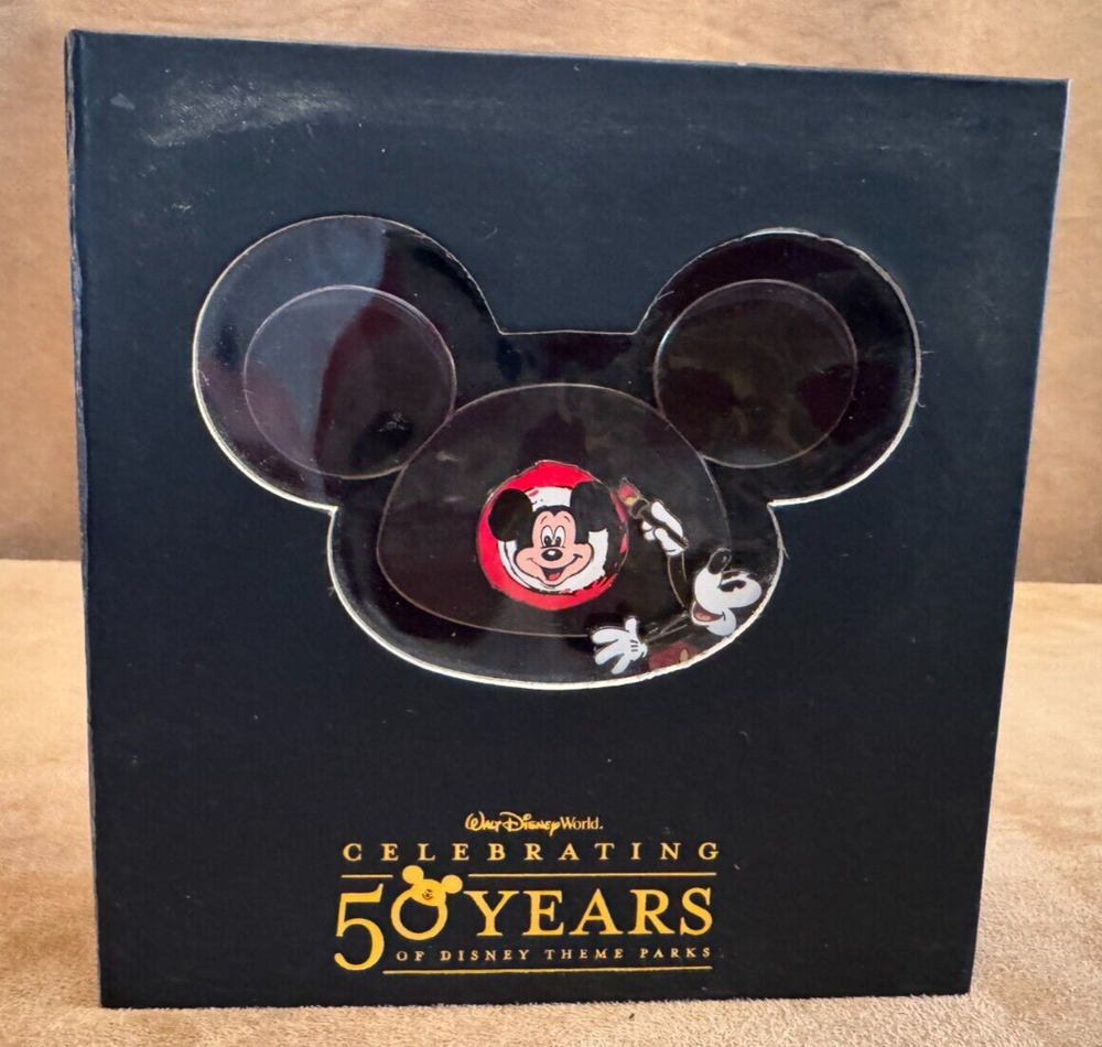 2005 Disney Pin Mickey Mouse Ears Hat Brushing Up Artist Bio Limited Edition 750