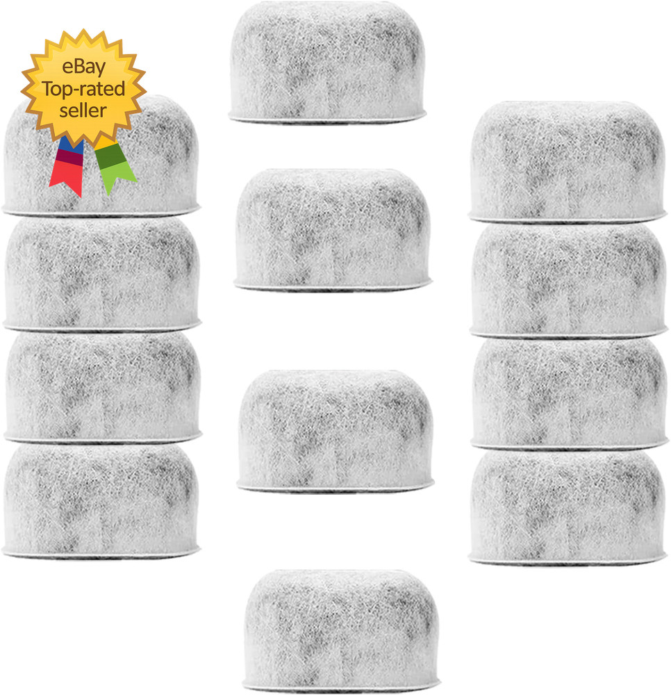 12 Pack Replacement Charcoal Water Filters for All Cuisinart Coffee Machines