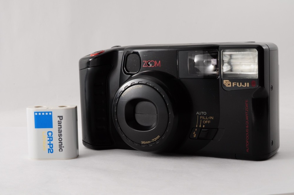 Fuji Film Zoom Cardia 700 Date 35mm Point and Shoot Camera Black Japan