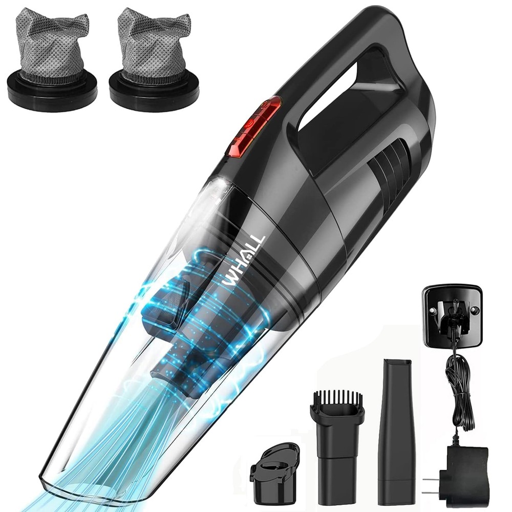 whall Handheld Vacuum Cordless, 8500PA Strong Suction Hand Vacuum, Wet Dry Ha...