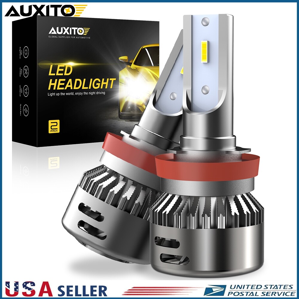 AUXITO H8 H11 H9 LED Headlight Bulbs 6000K White High Low Beam Lamp Super Bright