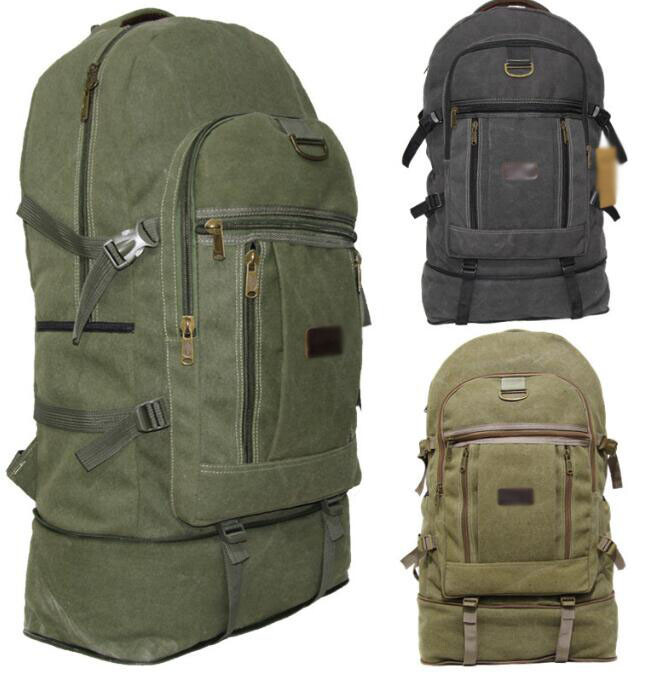 Large Travel Duffle Backpack for Camping Outdoor Adventures Shoulder Carry