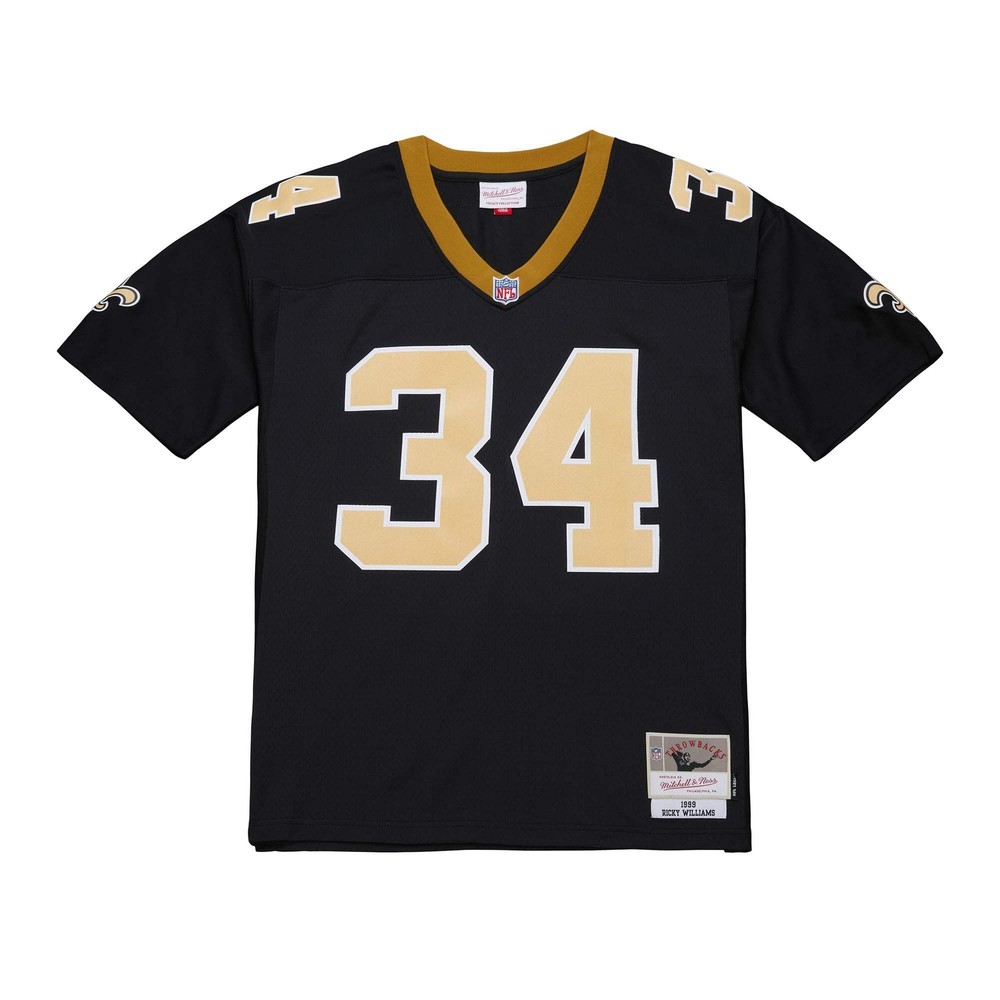 Mitchell & Ness Replica Ricky Williams New Orleans Saints 1999 Jersey