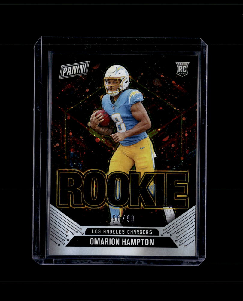 Omarion Hampton 2025 Panini Cyber Monday Limited Time Rookie /99-image