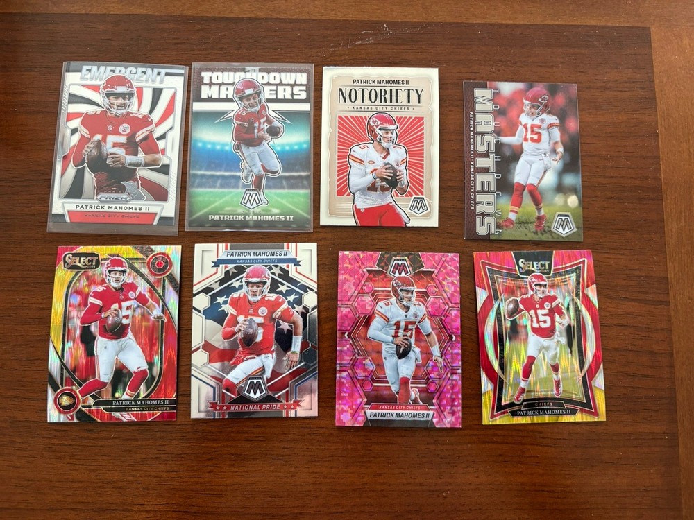 2024 Select Prizm Patrick Mahomes   8 Card Lot