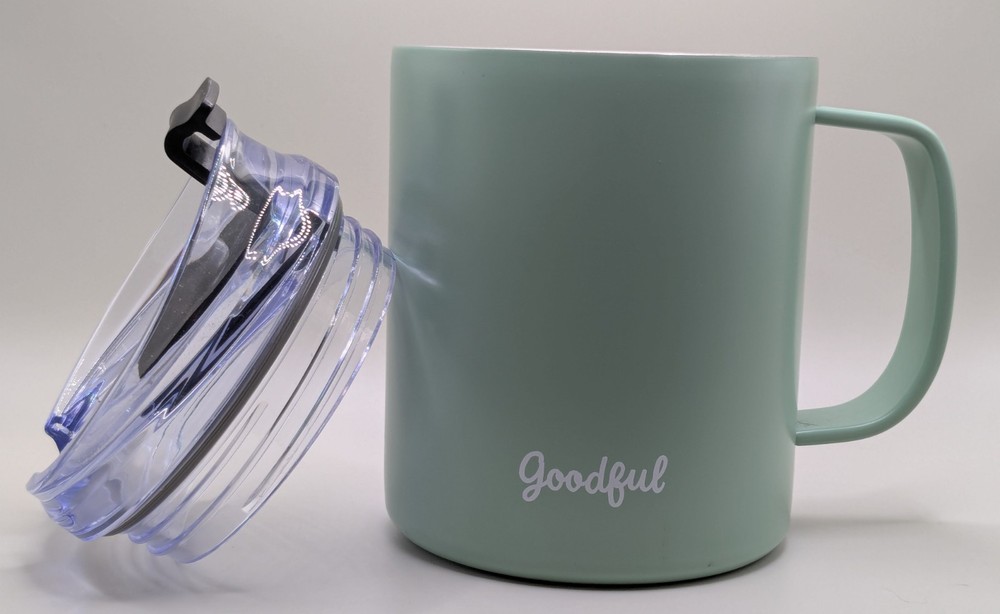 Goodful Stainless Steel Vacuum Insulated Travel Coffee Mug for Hot and Cold Drinks