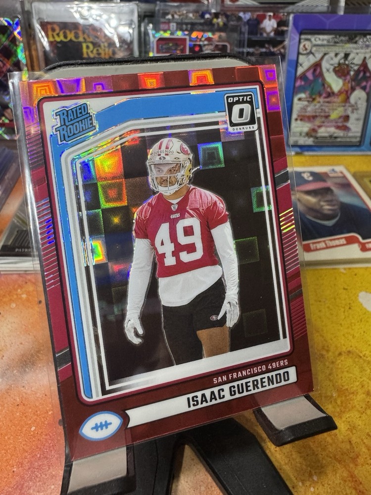 2024 Donruss Optic Red Pandora Prizm Isaac Guerendo Rated Rookie RC Card