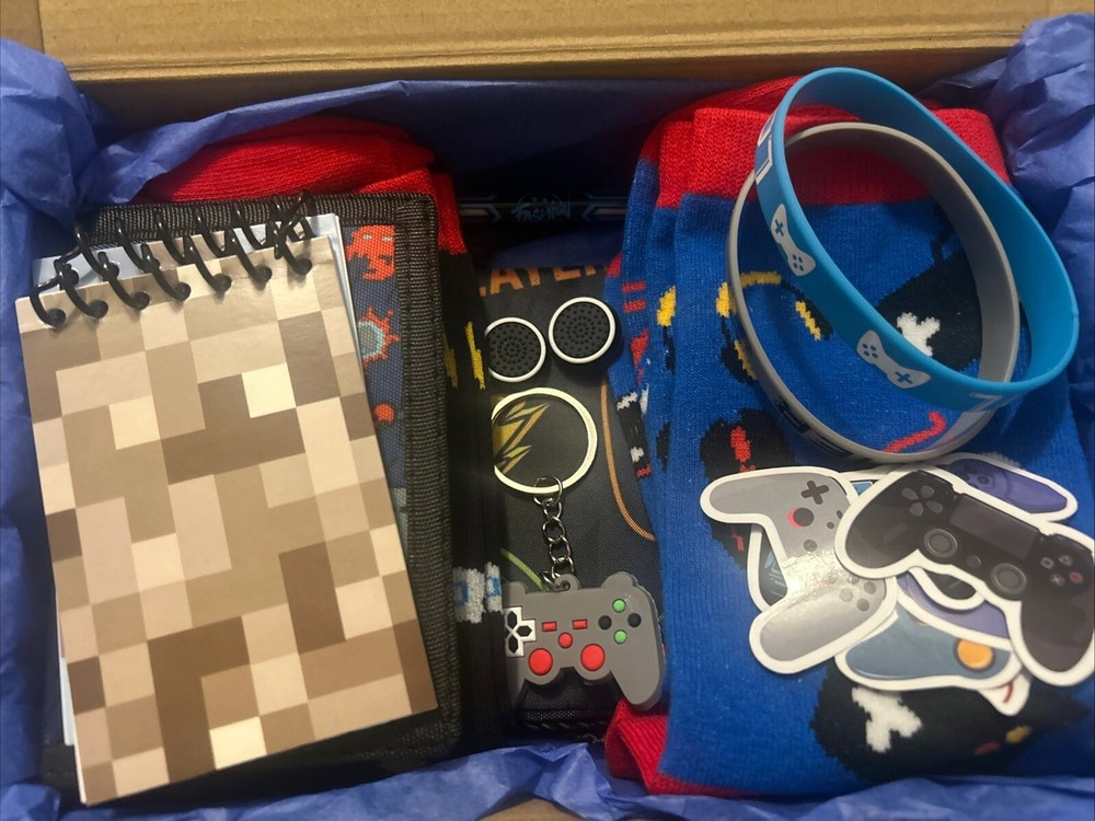 Gamer Gift Box Set For Kids/Teens (11 Accessories & Stickers)