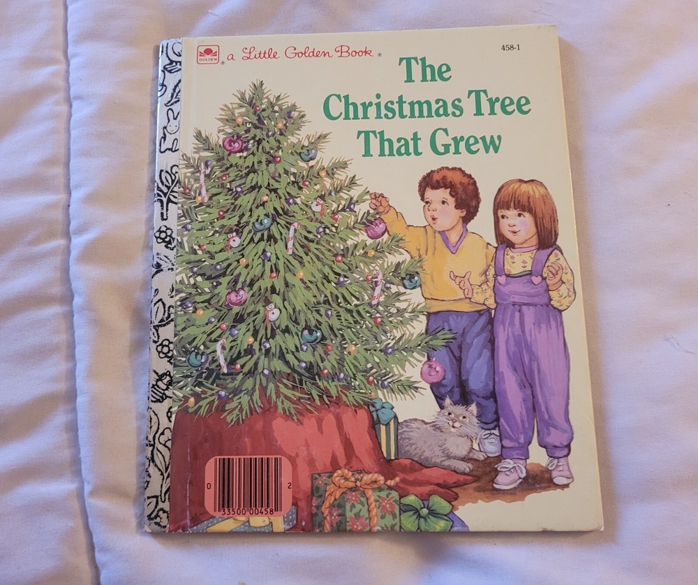 The Christmas Tree That Grew Golden Book Holiday Story for Kids