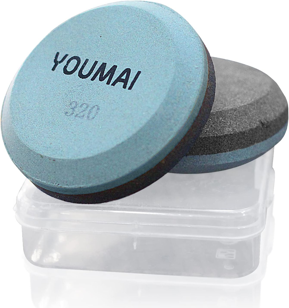Axe Sharpening Stone with 180 and 320 Grit for Knives and Hatchets
