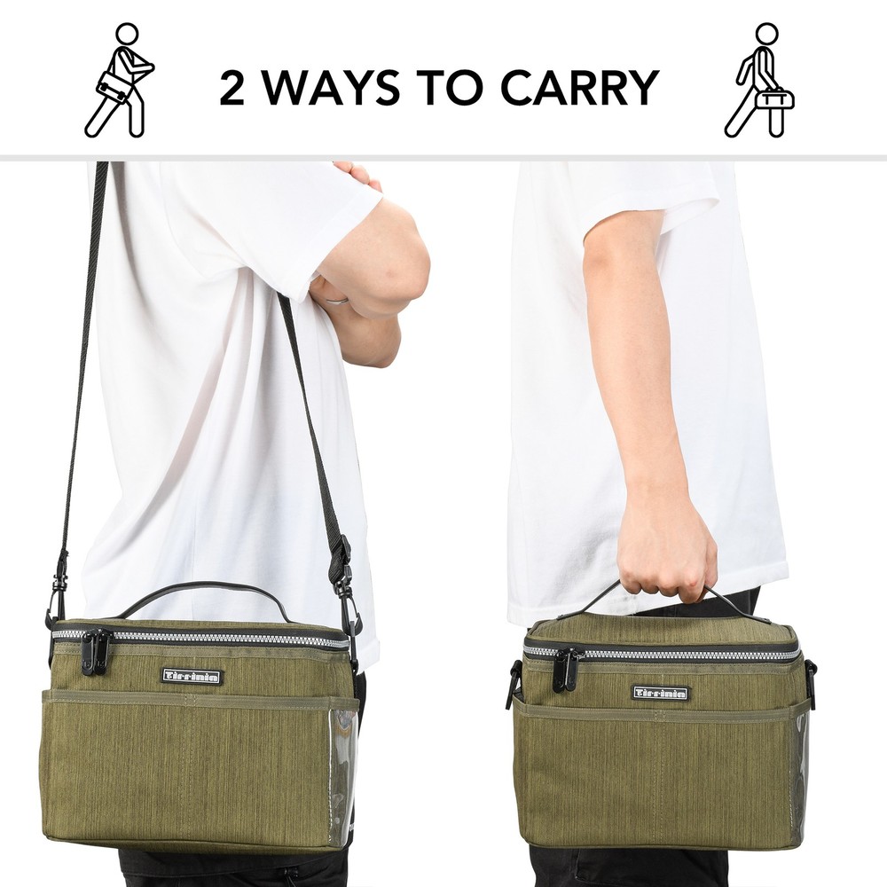 MEDIUM Insulated Lunch Bag Adult Box for Work School Men Women Kids Leakproof