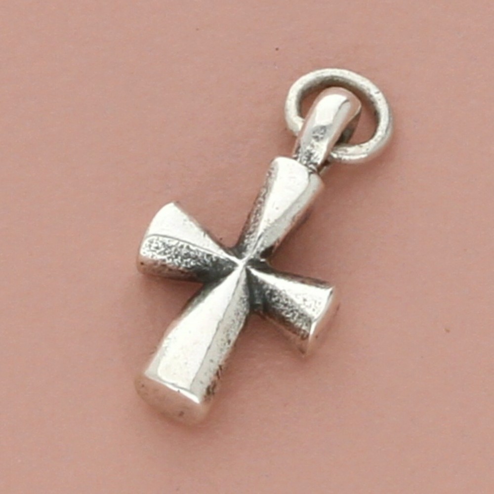 james avery sterling silver small st teresa cross charm