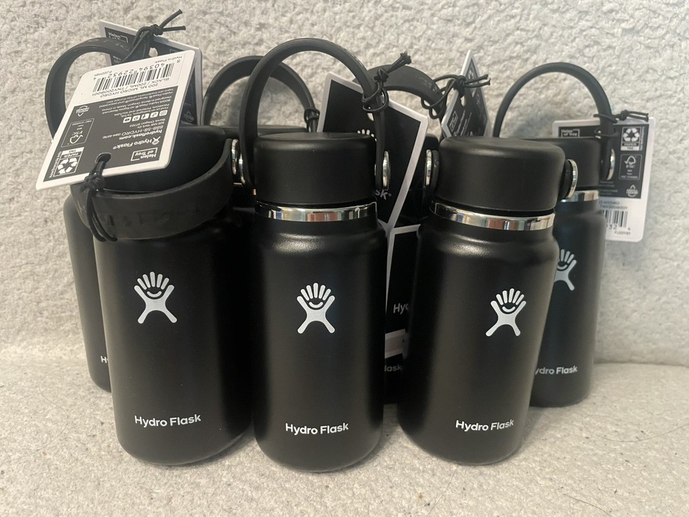 Hydro Flask Micro Mini Bottle 6.7 Oz Black - Brand NEW Travel Size Flask