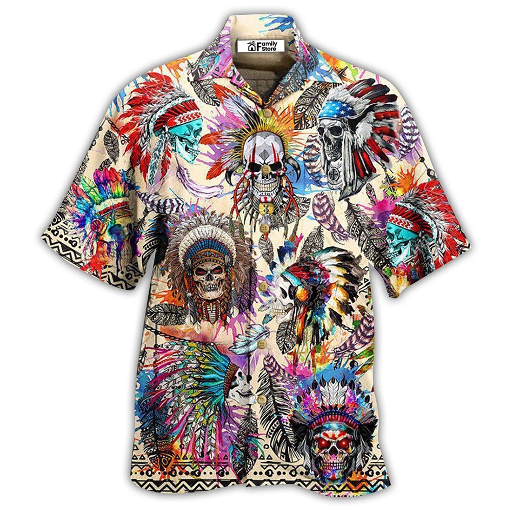 Native American Culture Revering Cool   Hawaiian Shirt