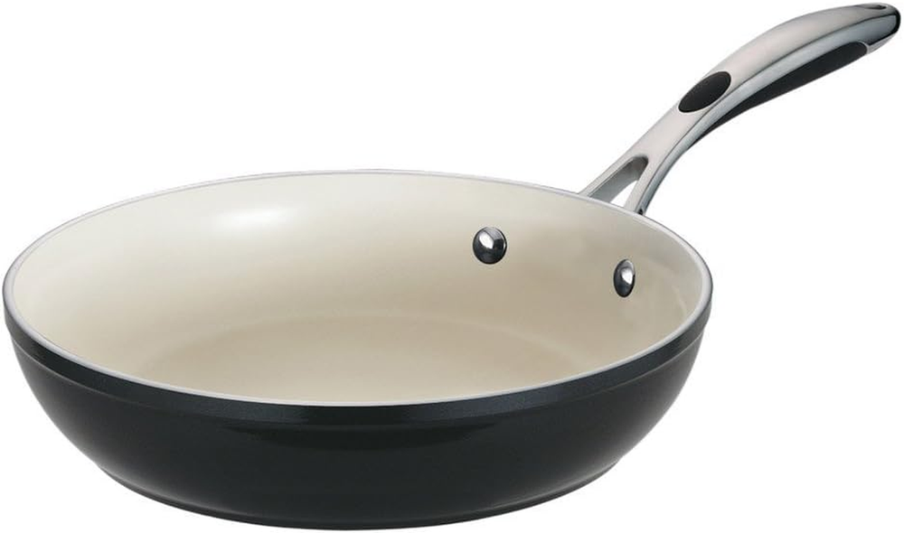 Gourmet Ceramica Deluxe Non Stick Aluminum Frying Pan with Ceramic Coating