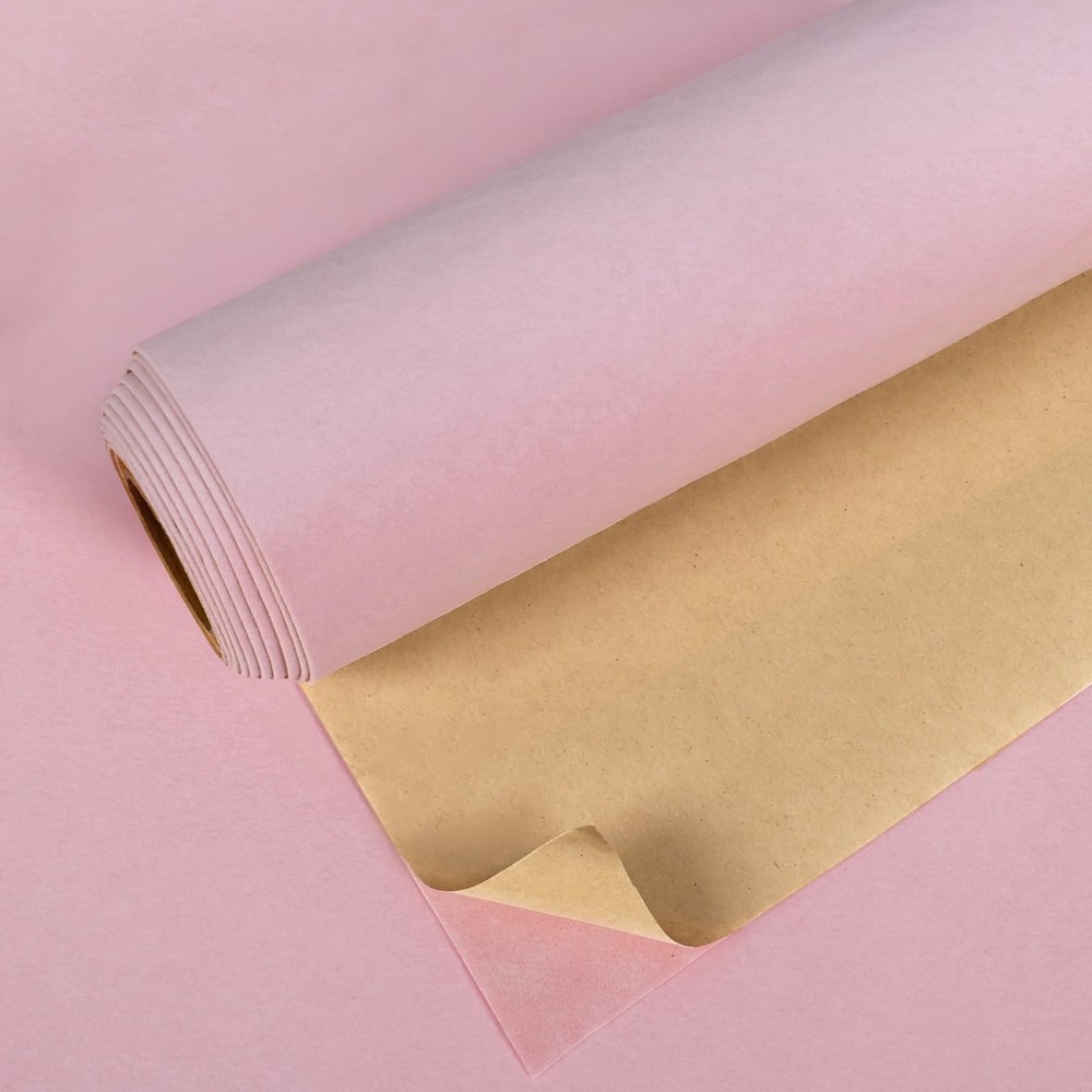 Baby Pink Self Adhesive Velvet Flocking Liner Soft Felt Drawer Liners for Dre...