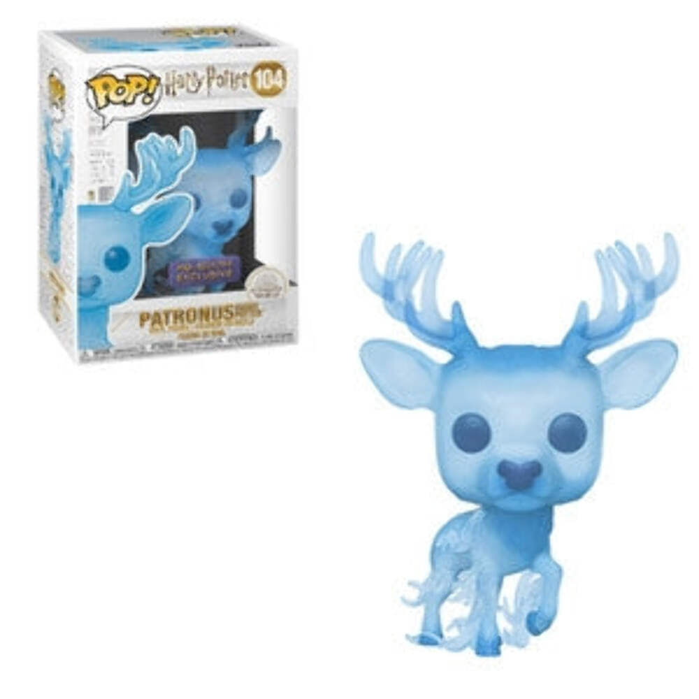 Funko POP Harry Potter Patronus Pre-Release Exclusive Damaged Box